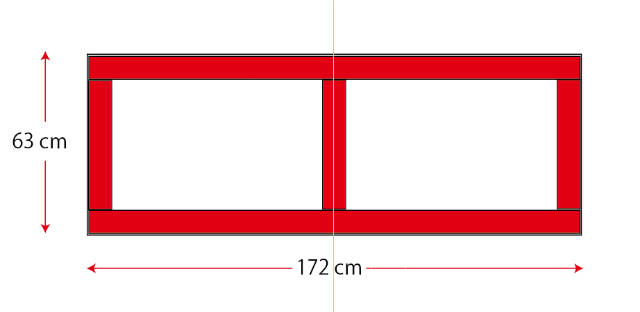 床の間を洋服収納に改造｜172cm x 63cmの棚板をDIYで作成しました